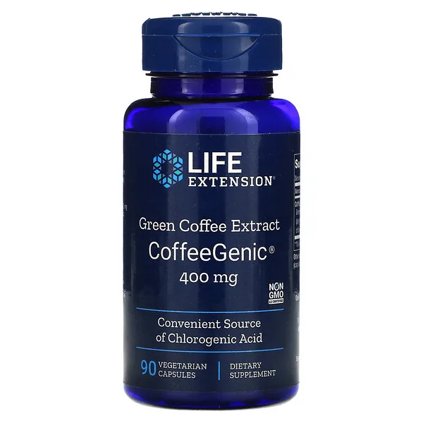 Life Extension, CoffeeGenic（コーヒージェニック）、グリーンコーヒーエキス、400mg