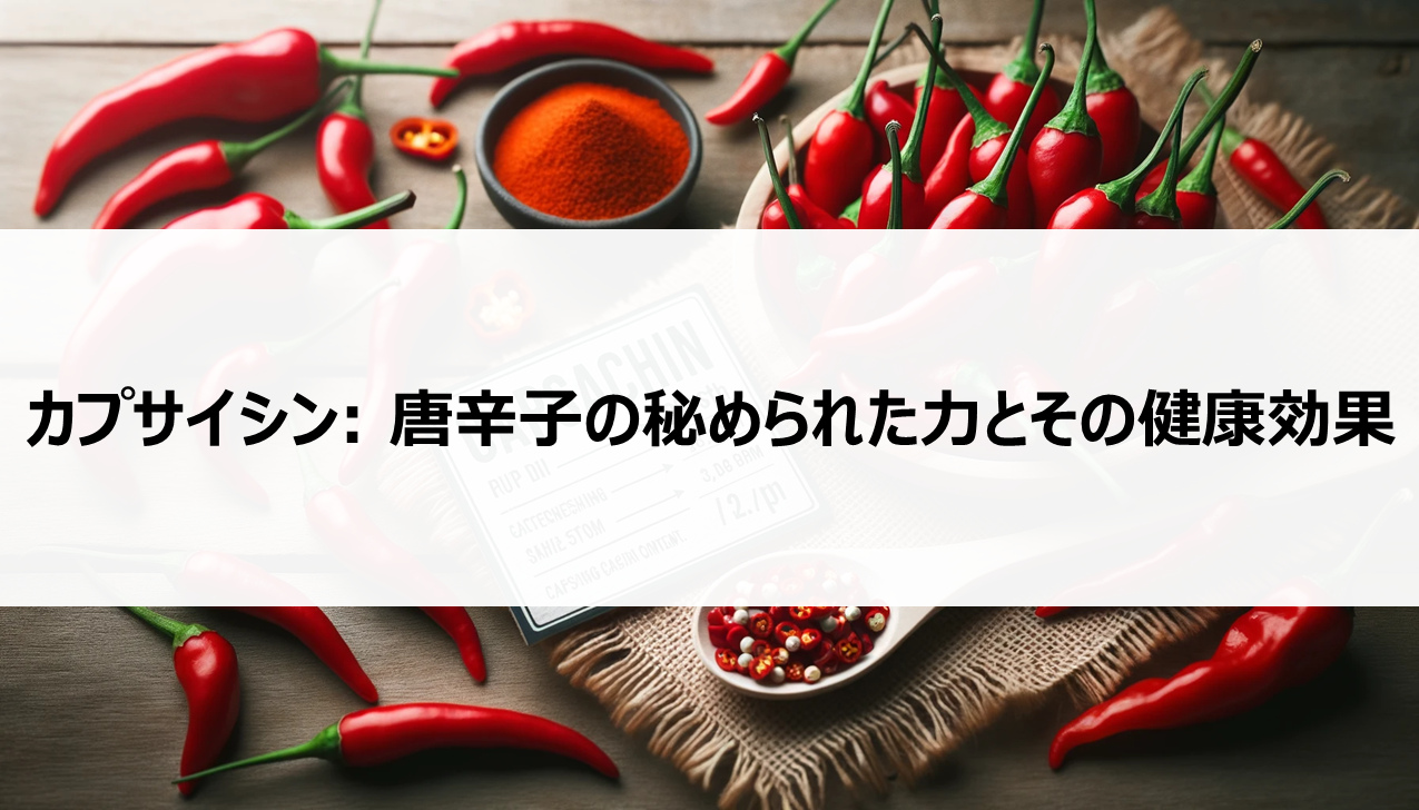 カプサイシン: 唐辛子の秘められた力とその健康効果