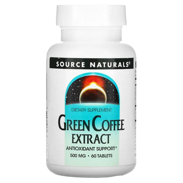 Source Naturals, グリーンコーヒーエキス、500mg