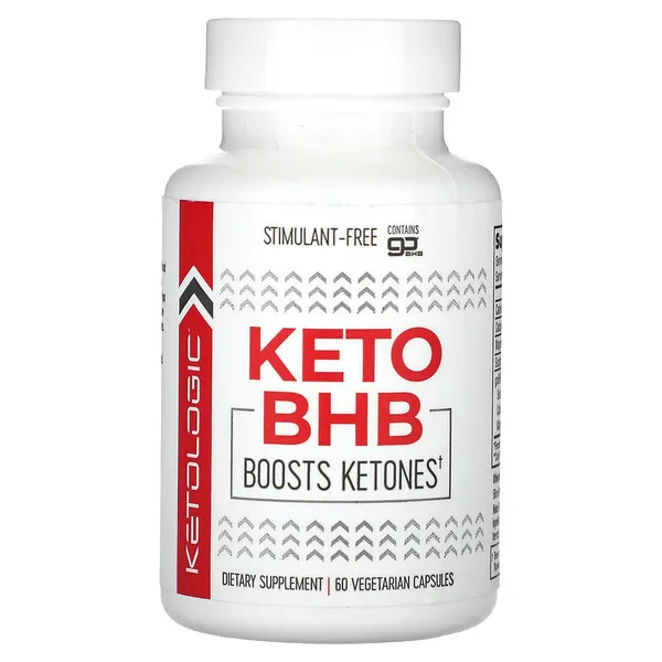 KetoLogic, Keto BHB, 60 Vegetarian Capsules